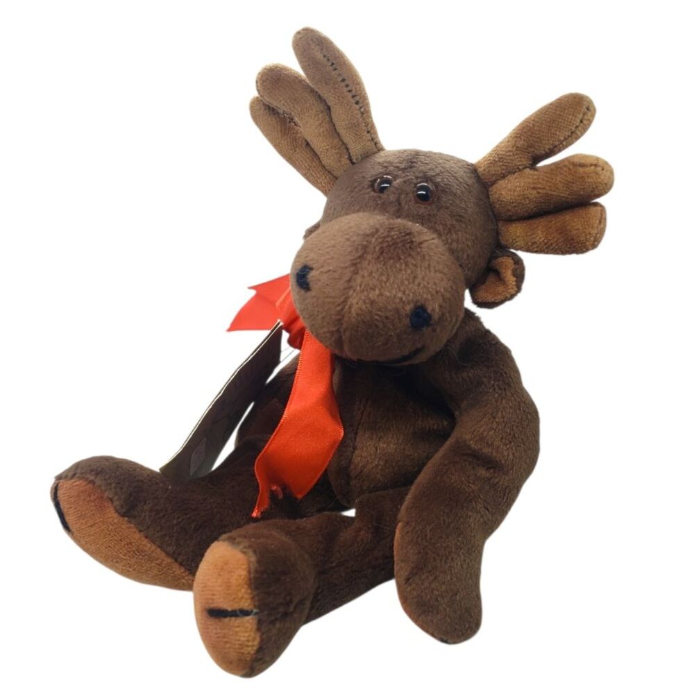 Boyd's Bears Millie the Moose Plush 11" Jointed Plush JB Bean Series 1985-98 Tag